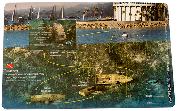 Kimset, Casino Point Underwater Park, California-Art To ... diagram of a head 