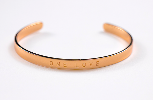 WORD CUFF - ONE LOVE | Galavant Jewelry