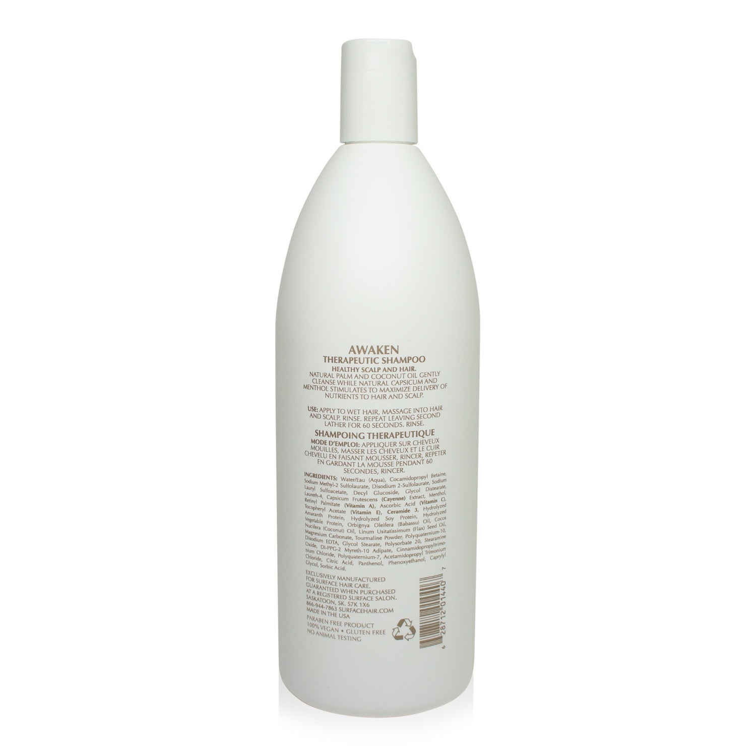 surface awaken thereputic shampoo