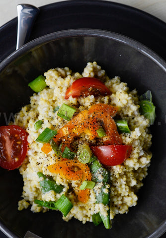 Millet groats with vegetables