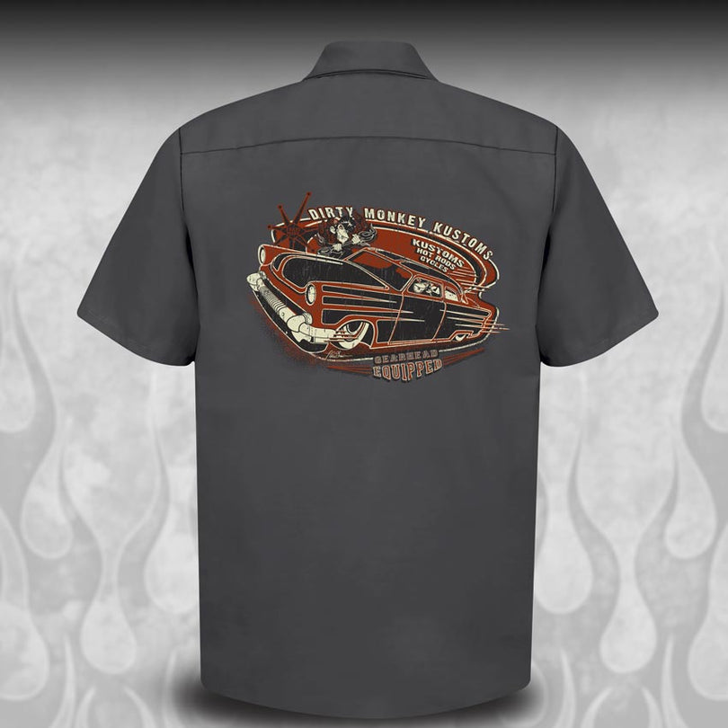 Hot Rodder & GearHead Custom Work Shirts / Mechanic Shirts in Canada ...