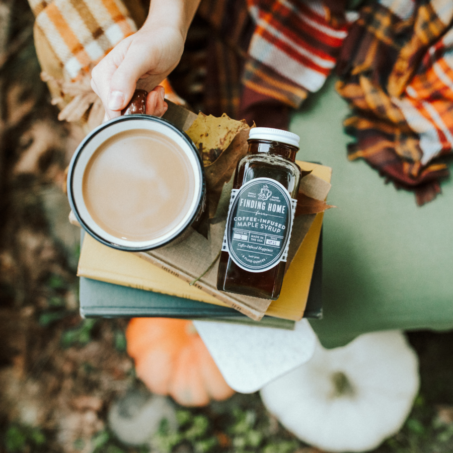 Coffee Infused Maple Syrup