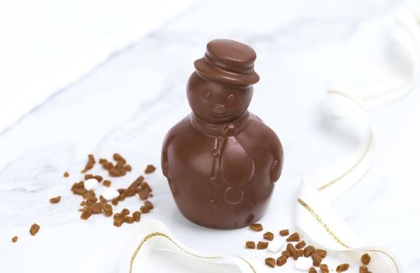 Melting Toffee Hot Chocolate Snowman