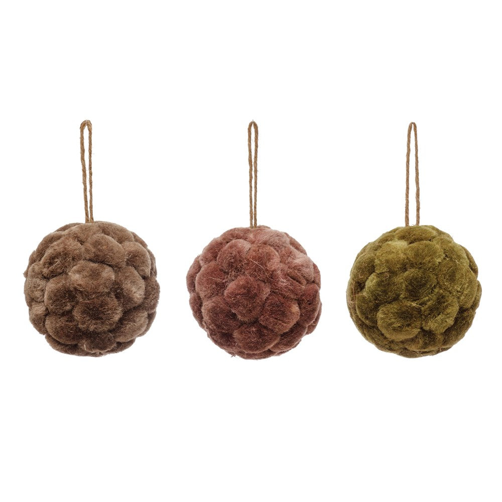 Round Sisal Ball Ornament