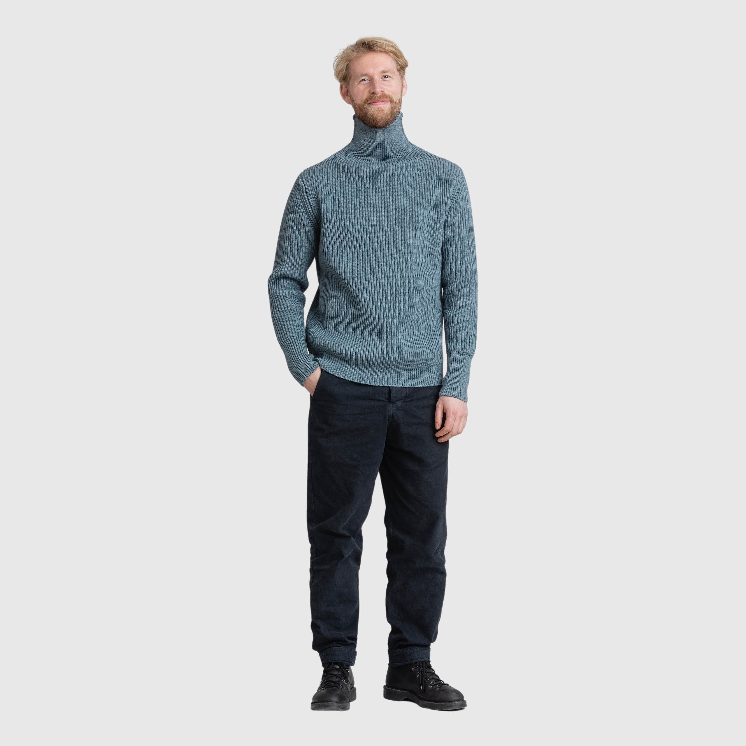 Andersen-Andersen Turtleneck - Navy Blue – Dapper