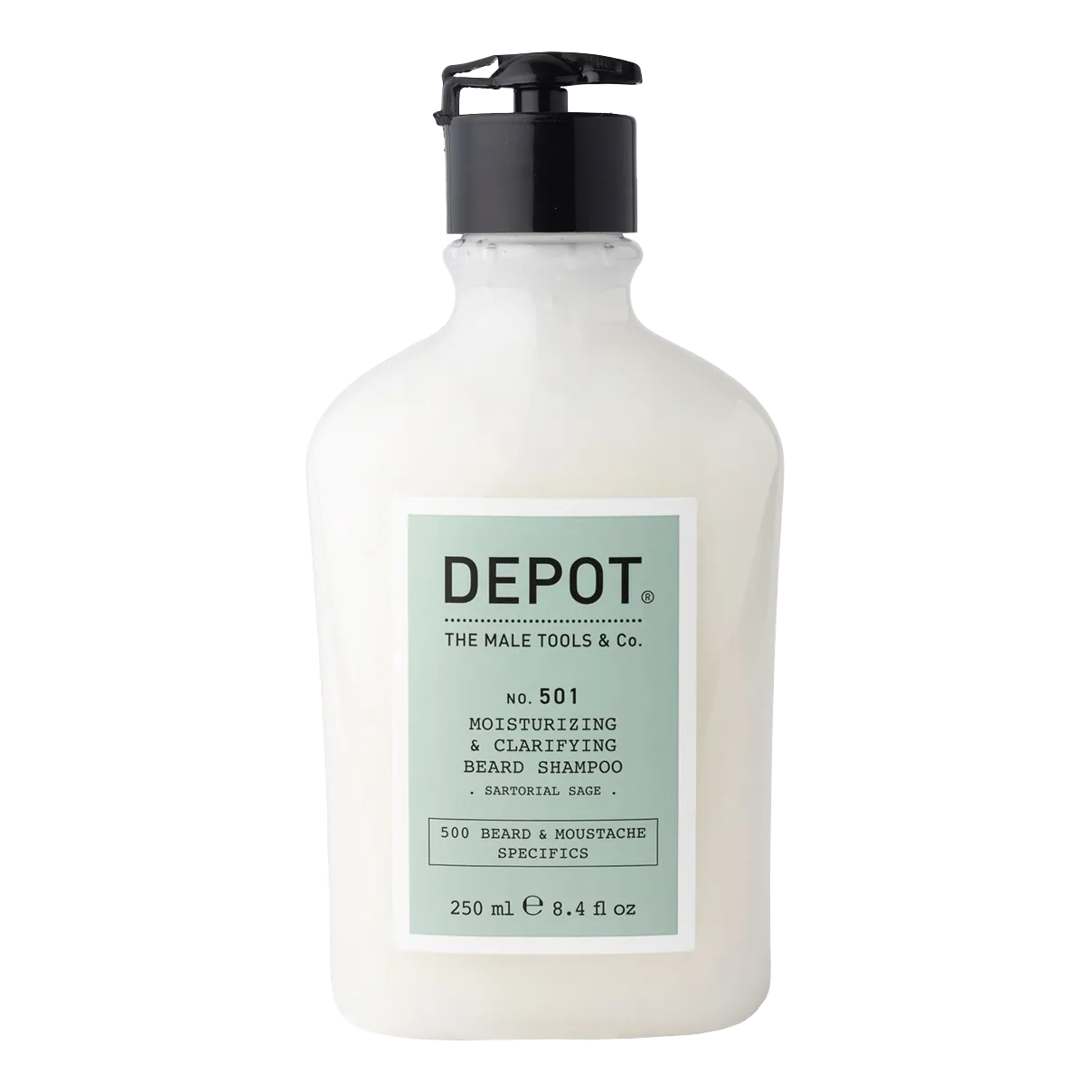 Depot No. 501 Moisturizing & Clarifying Beard Shampoo - Sartorial Sage