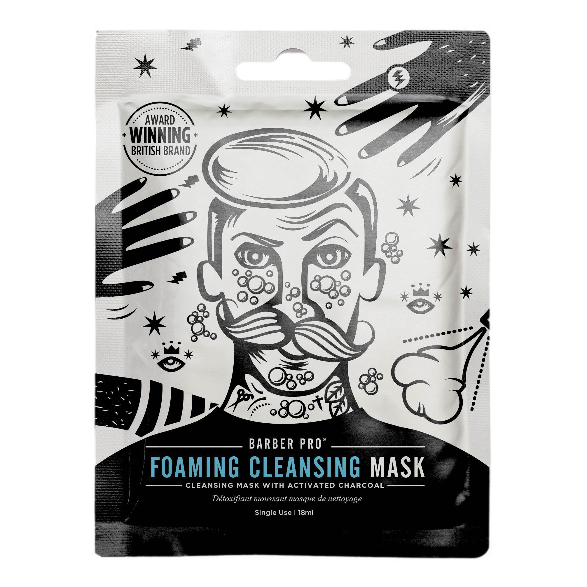 Bilde av Barber Pro Foaming Cleansing Mask