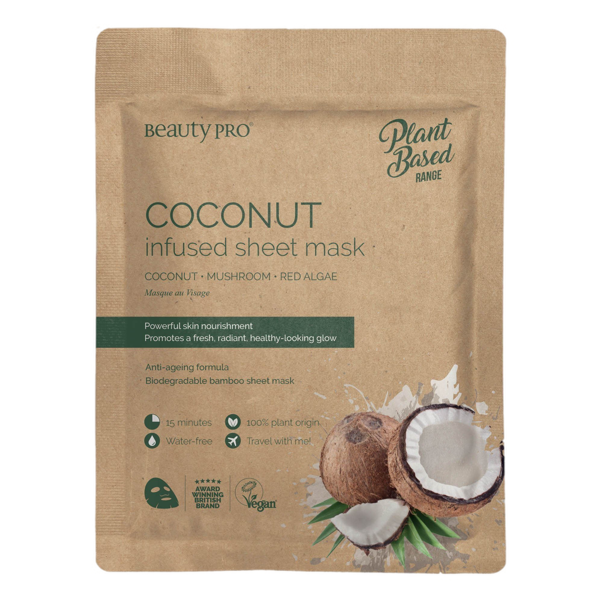 Bilde av Beauty Pro Plant Based Coconut Infused Ansiktsmaske