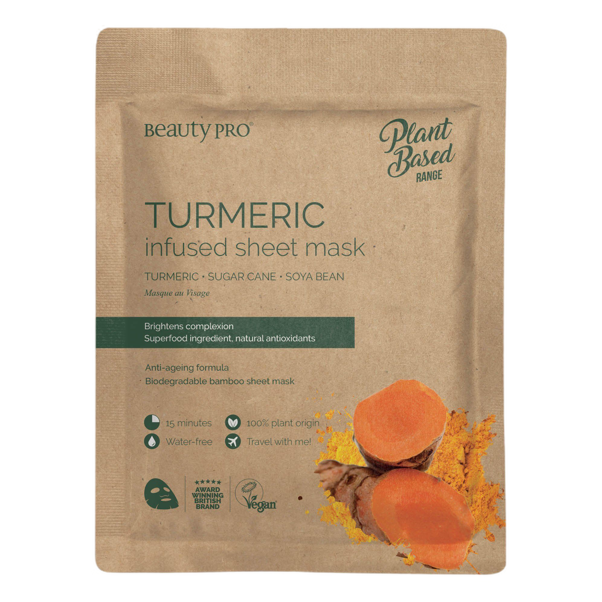 Bilde av Beauty Pro Plant Based Tumeric Infused Ansiktsmaske