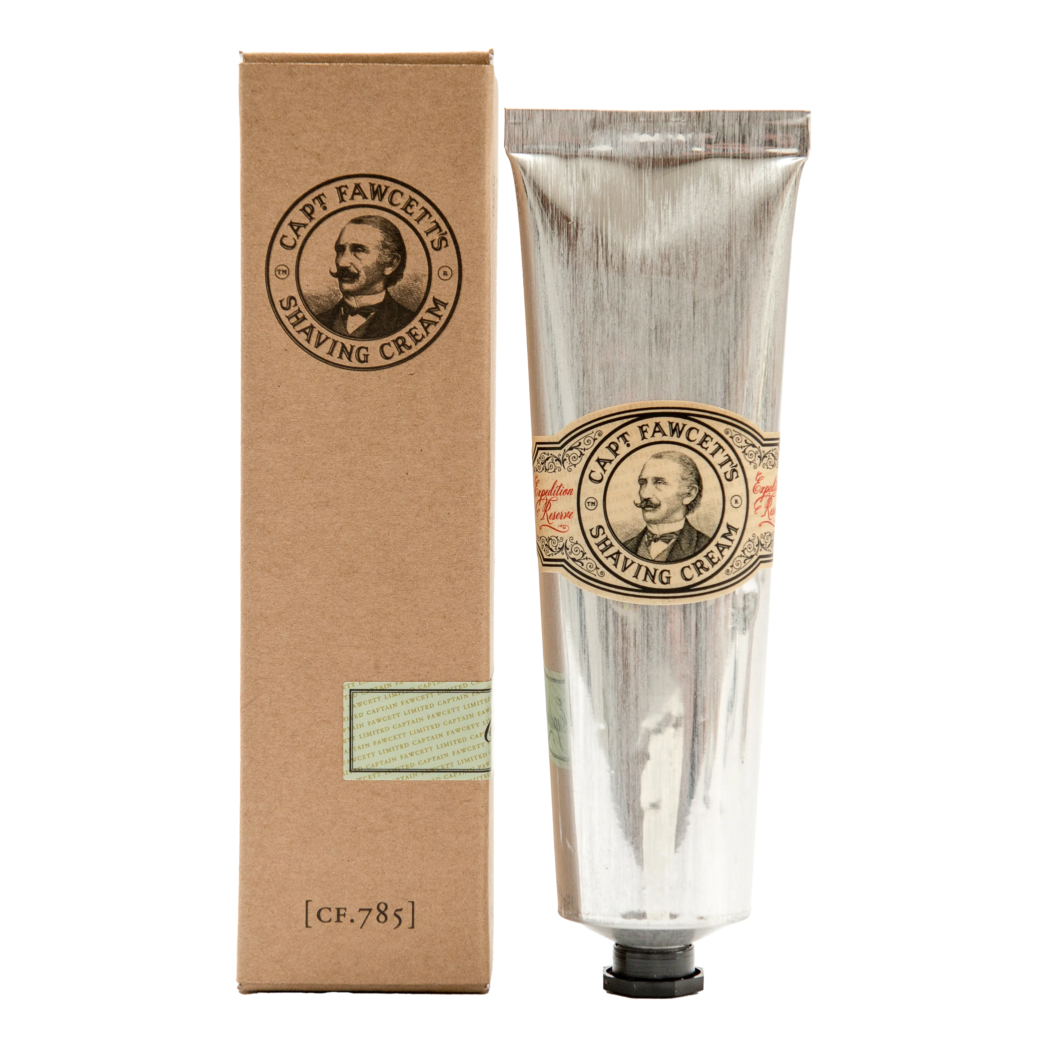 Captain Fawcett's Expedition Reserve barberkrem i tube