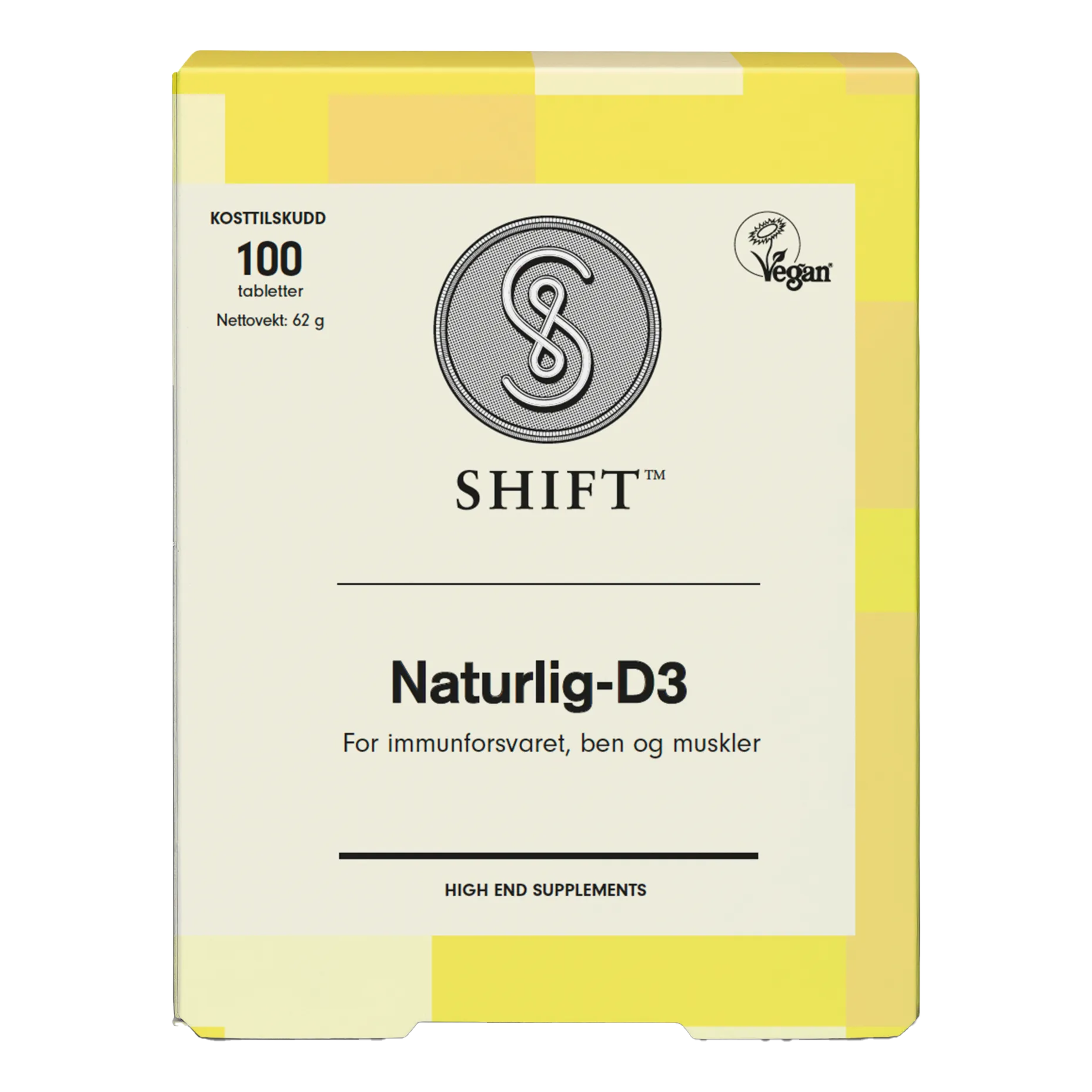 Shift Naturlig D3 80µg 100 Tabletter