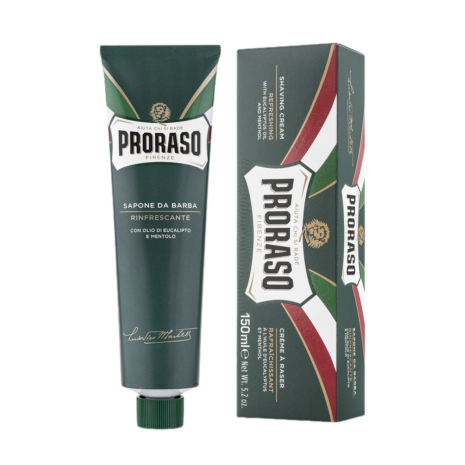 Bilde av Proraso Barberkrem I Tube - Eukalyptus Og Mentol