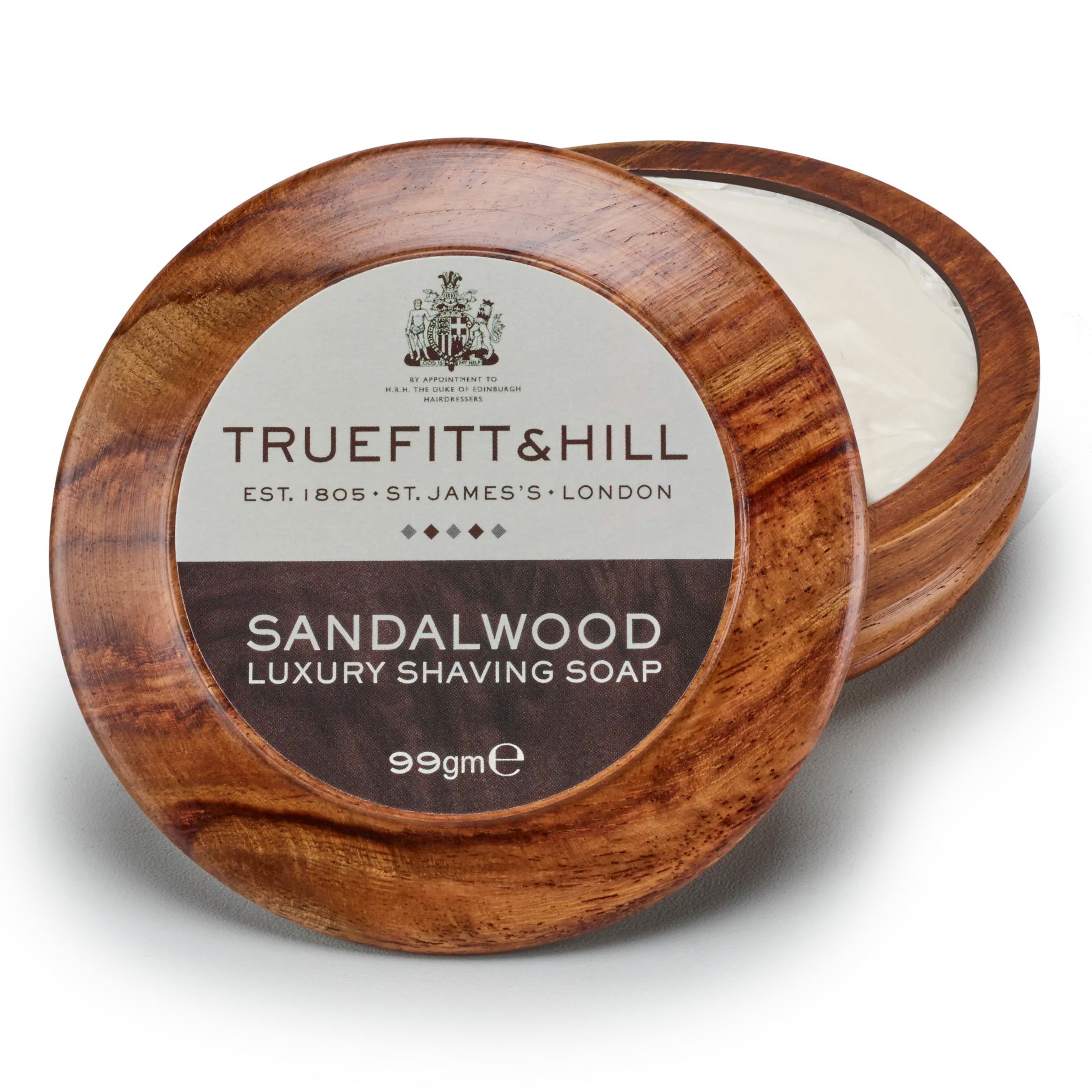 Truefitt & Hill Luxury barbersåpe i treskål - Sandalwood