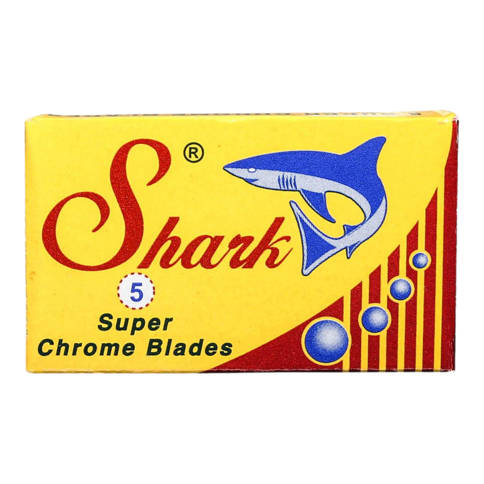 Shark Super Chrome tradisjonelle barberblader - 5-pakning