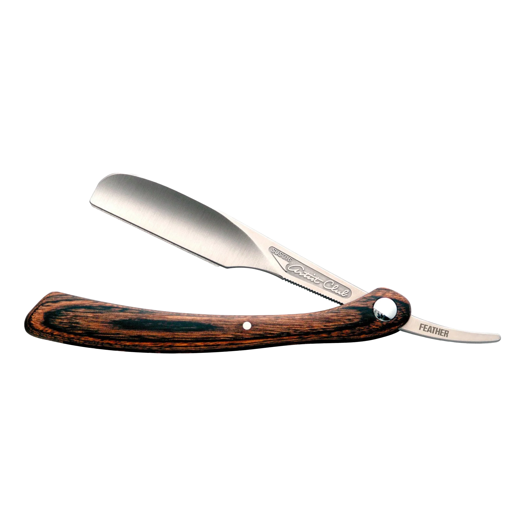 Bilde av Feather Artist Club Dx Barberkniv Med Treskaft