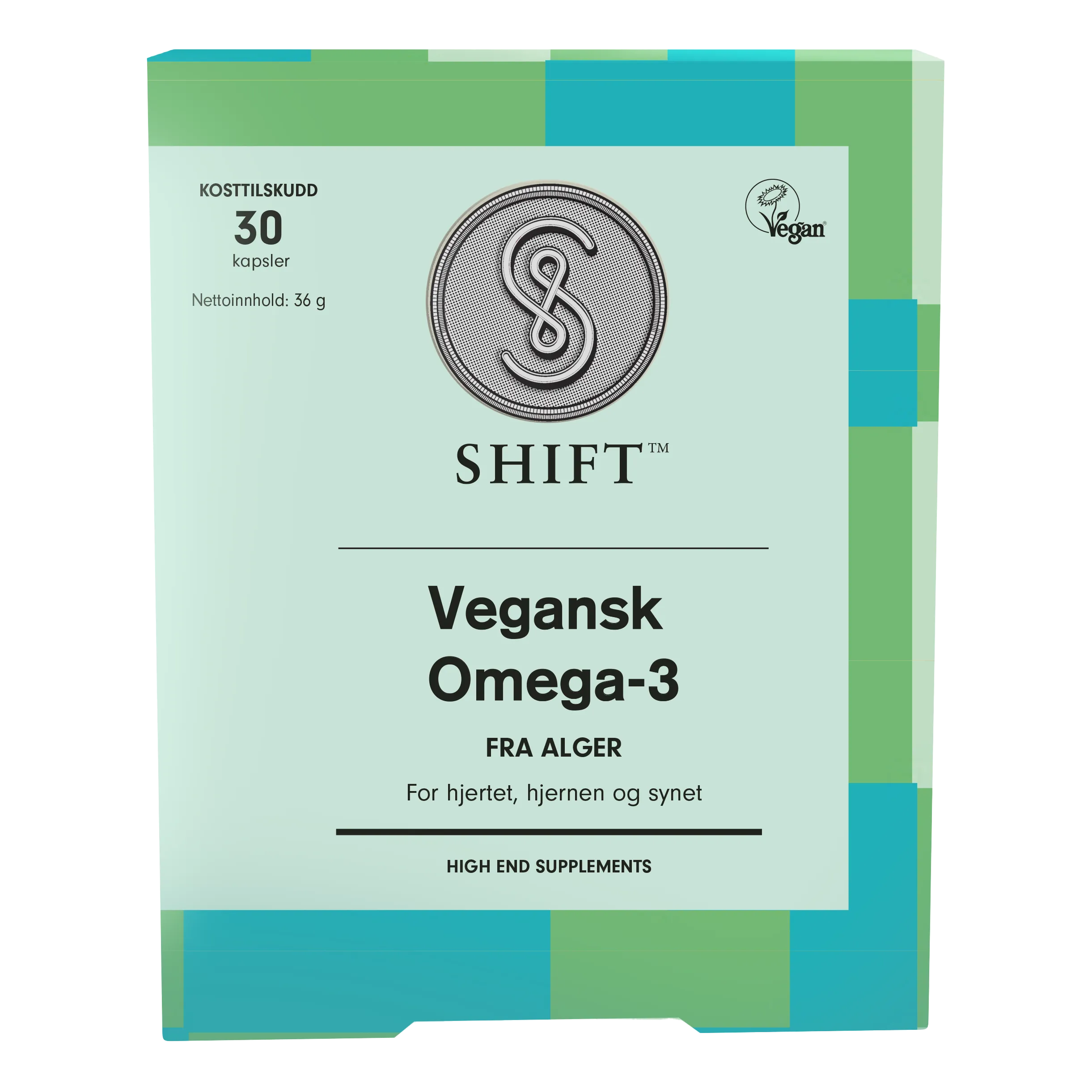 Bilde av Shift Vegansk Omega-3 30 Kapsler