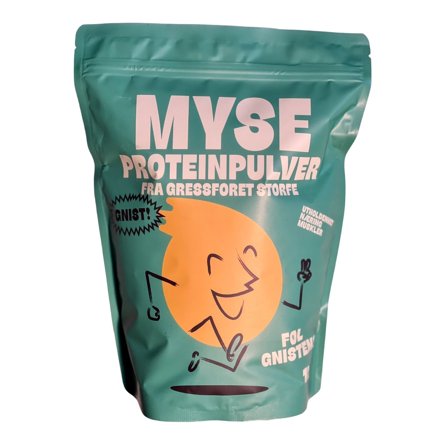 Bilde av Gnist! Myseprotein (whey) Pose 1kg