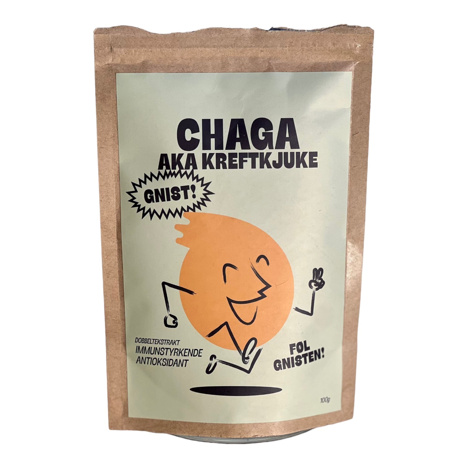 Bilde av Gnist! Chaga Dobbeltekstrakt Pulver 100g