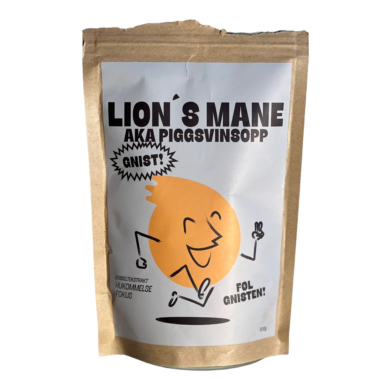 GNIST! Lions Mane dobbeltekstrakt pulver 100g