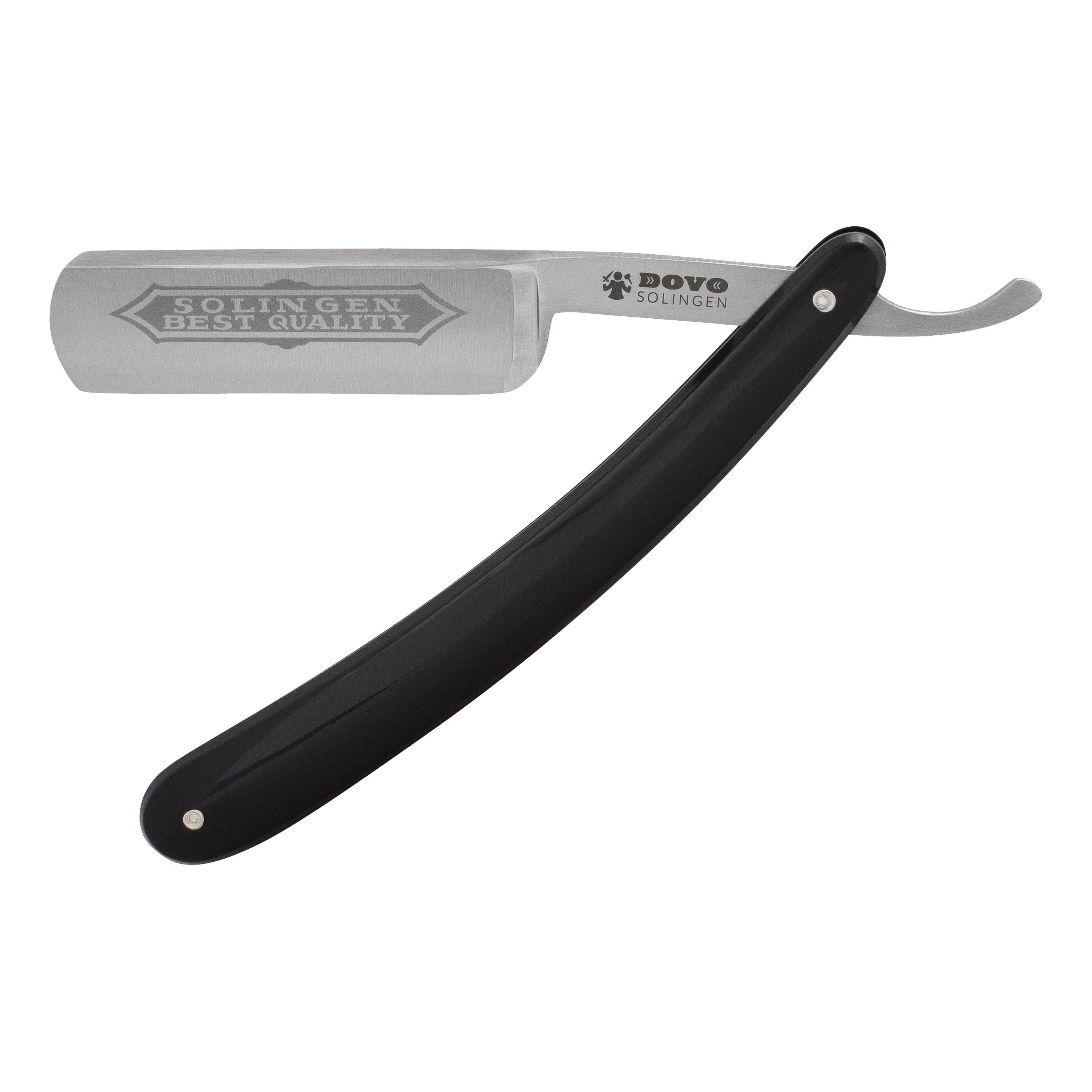 Bilde av Dovo Barberkniv - Sort Skaft 6/8"