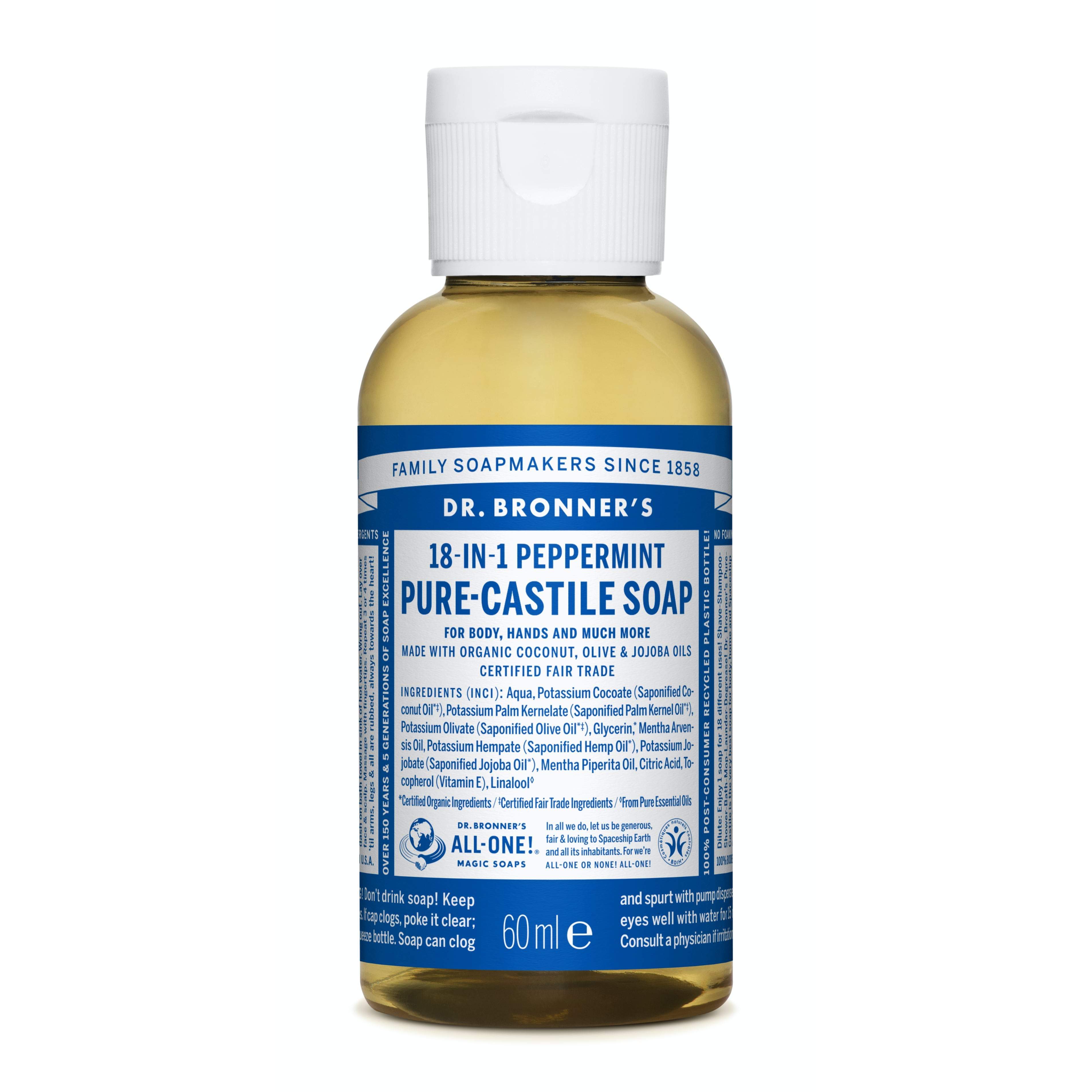 Dr. Bronner's 18-i-1 flytende såpe