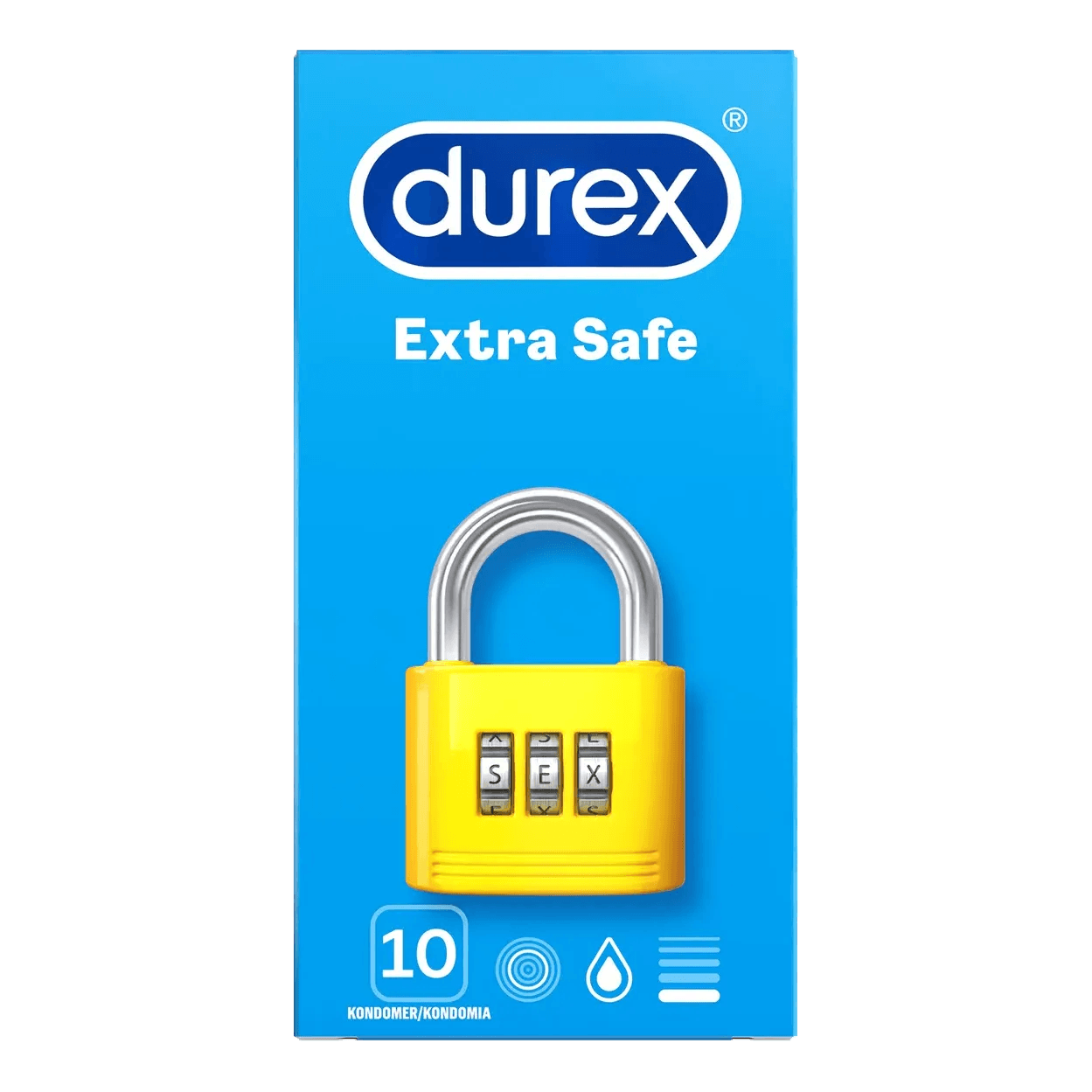 Bilde av Durex Extra Safe Kondomer 10-pakning