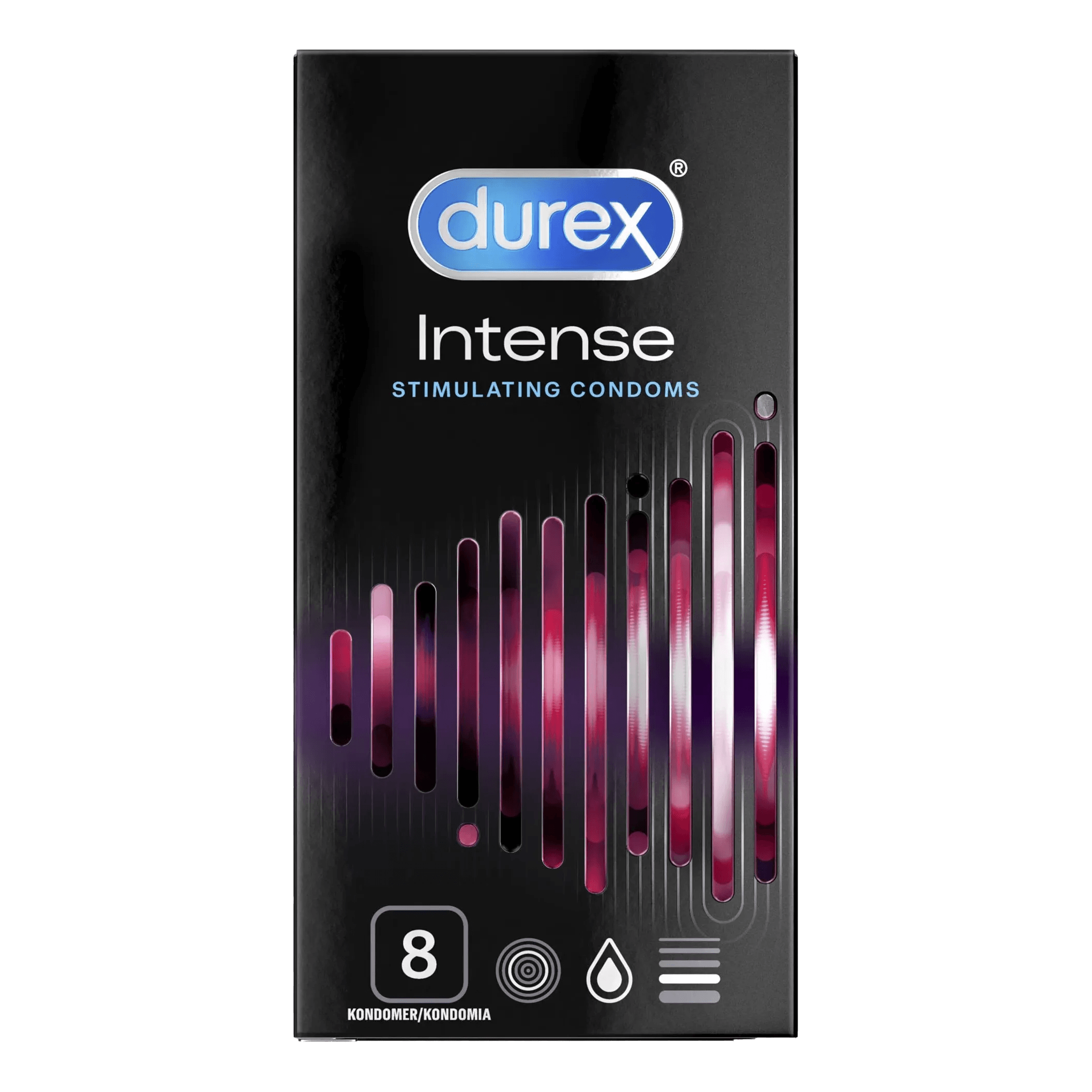 Bilde av Durex Intense Stimulating Kondomer 8-pakning