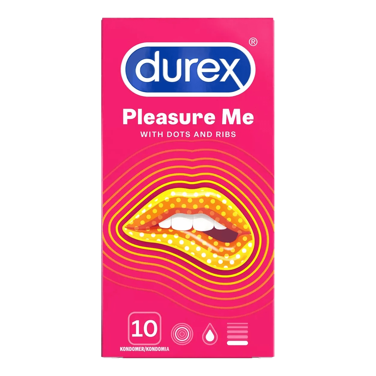 Bilde av Durex Pleasure Me Kondomer 10-pakning