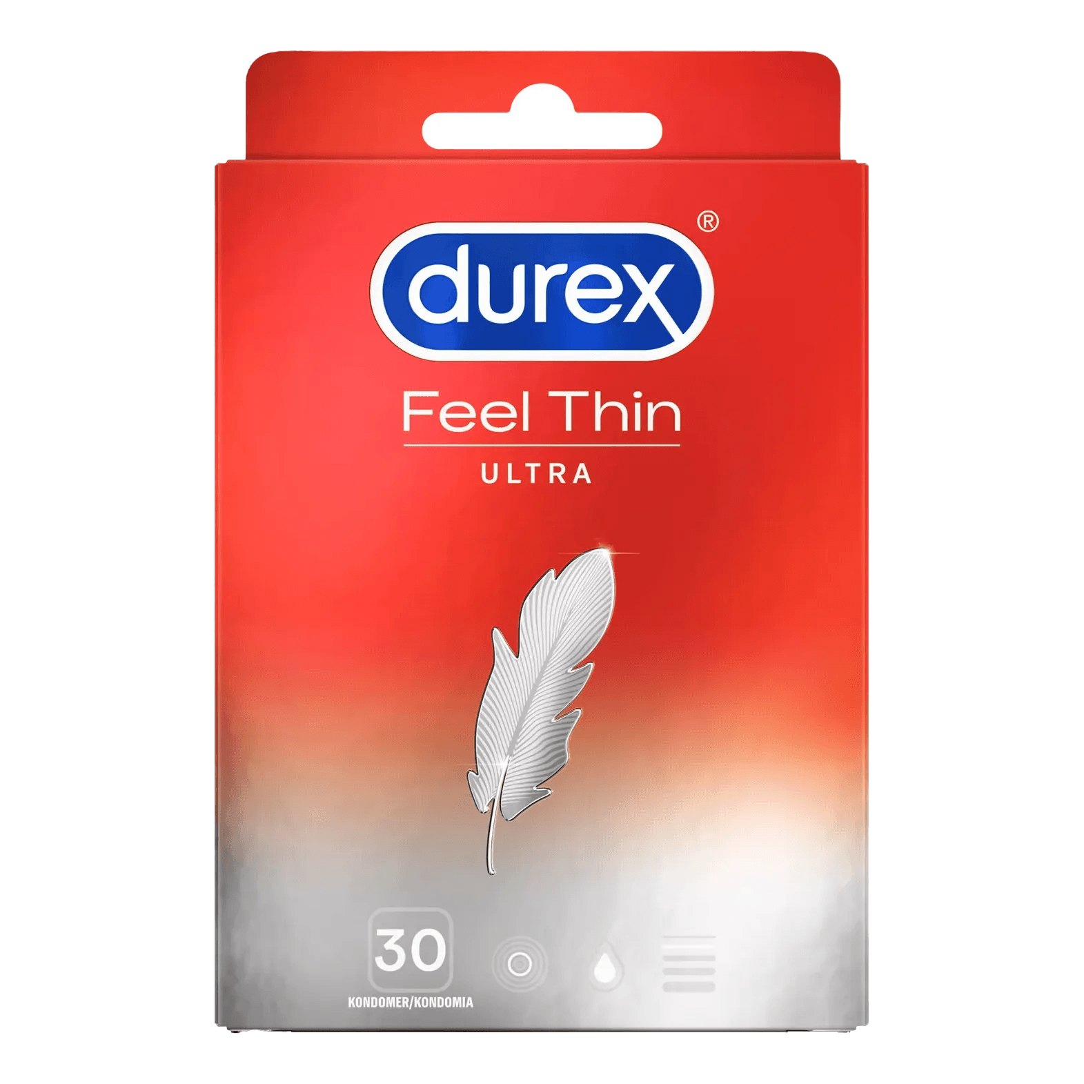 Durex Ultra Thin kondomer 30-pakning