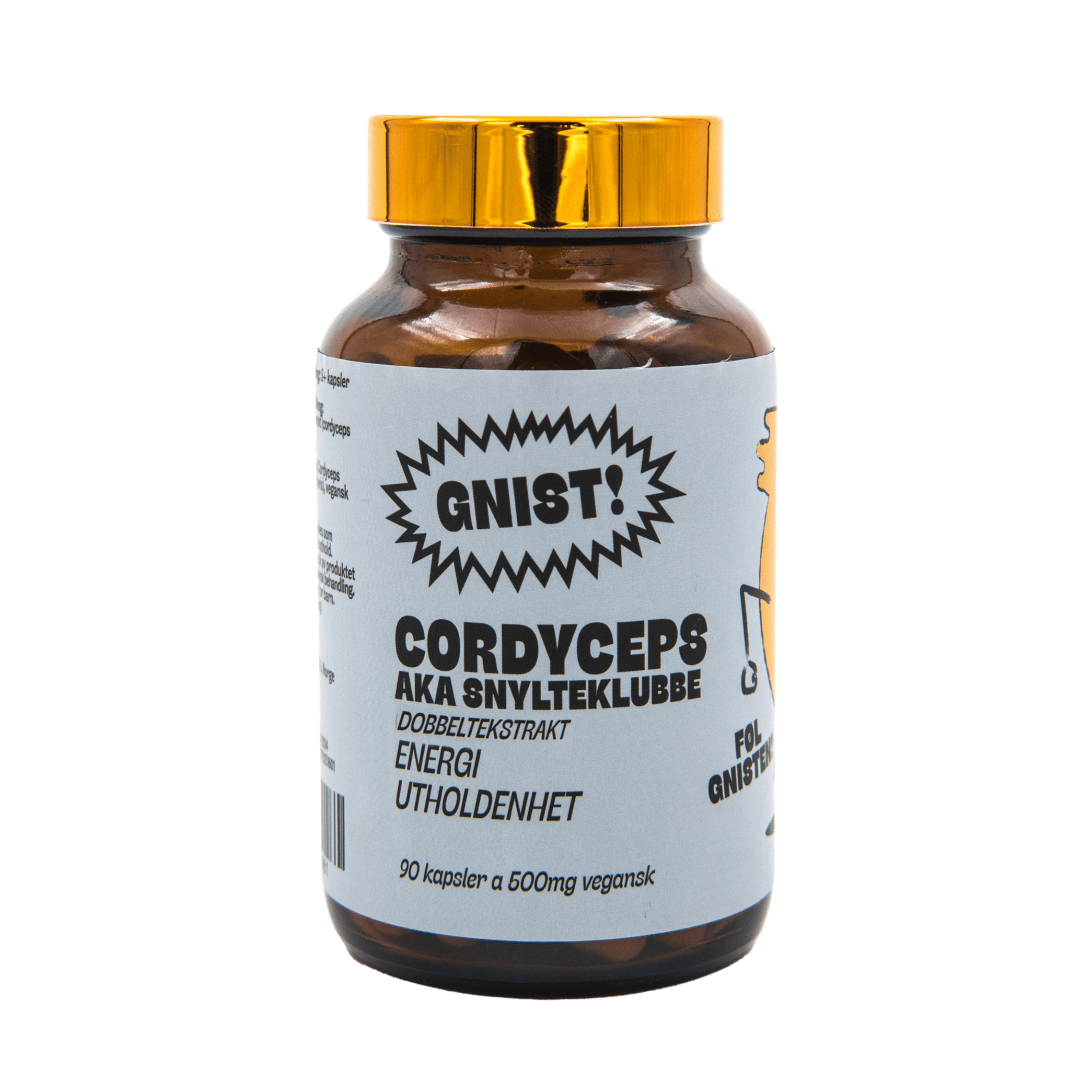 GNIST! Cordyceps dobbeltekstrakt kapsler