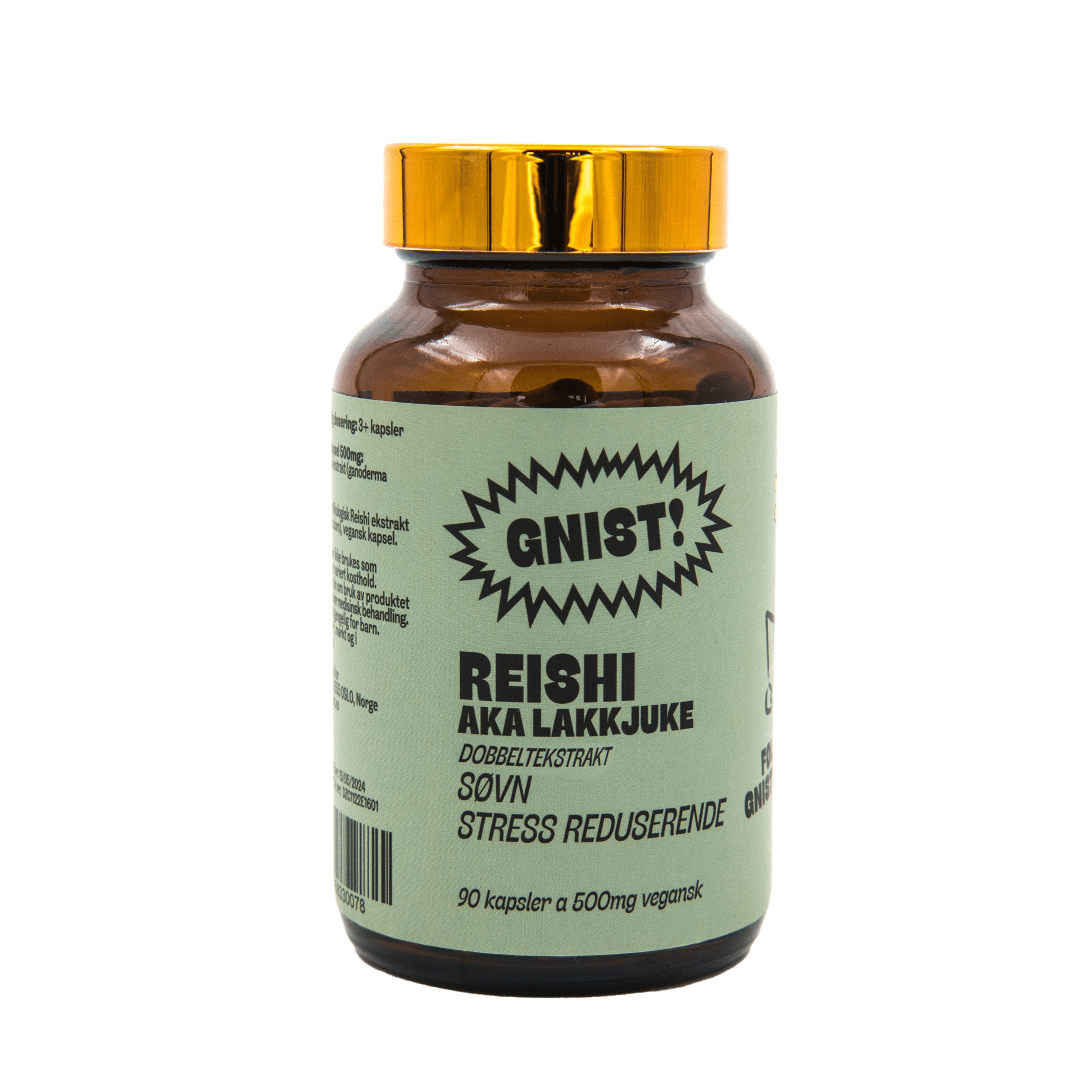 GNIST! Reishi dobbeltekstrakt kapsler