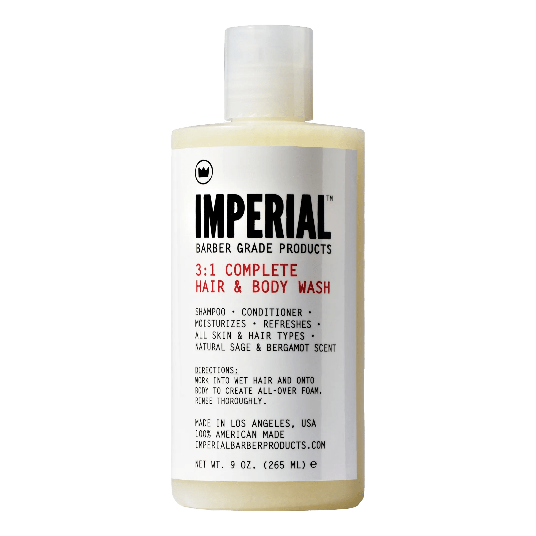Bilde av Imperial Barber Products - 3:1 Complete Hair & Body Wash - Sjampo Og Kroppsvask