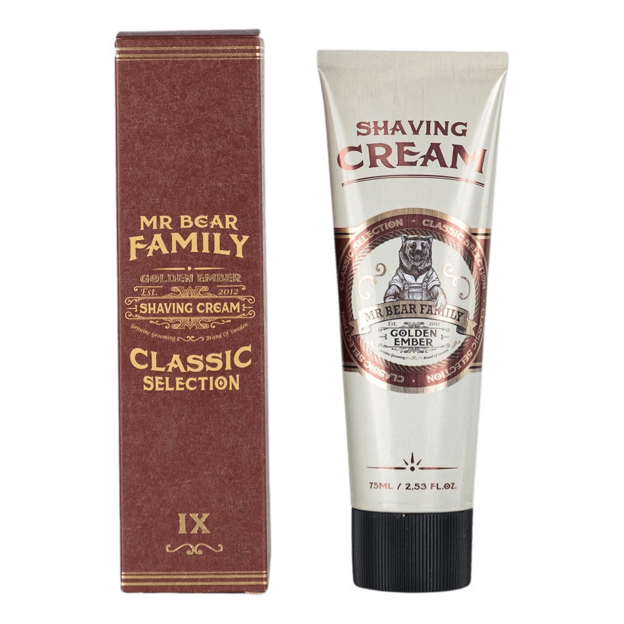 Mr Bear Golden Ember Shaving Cream