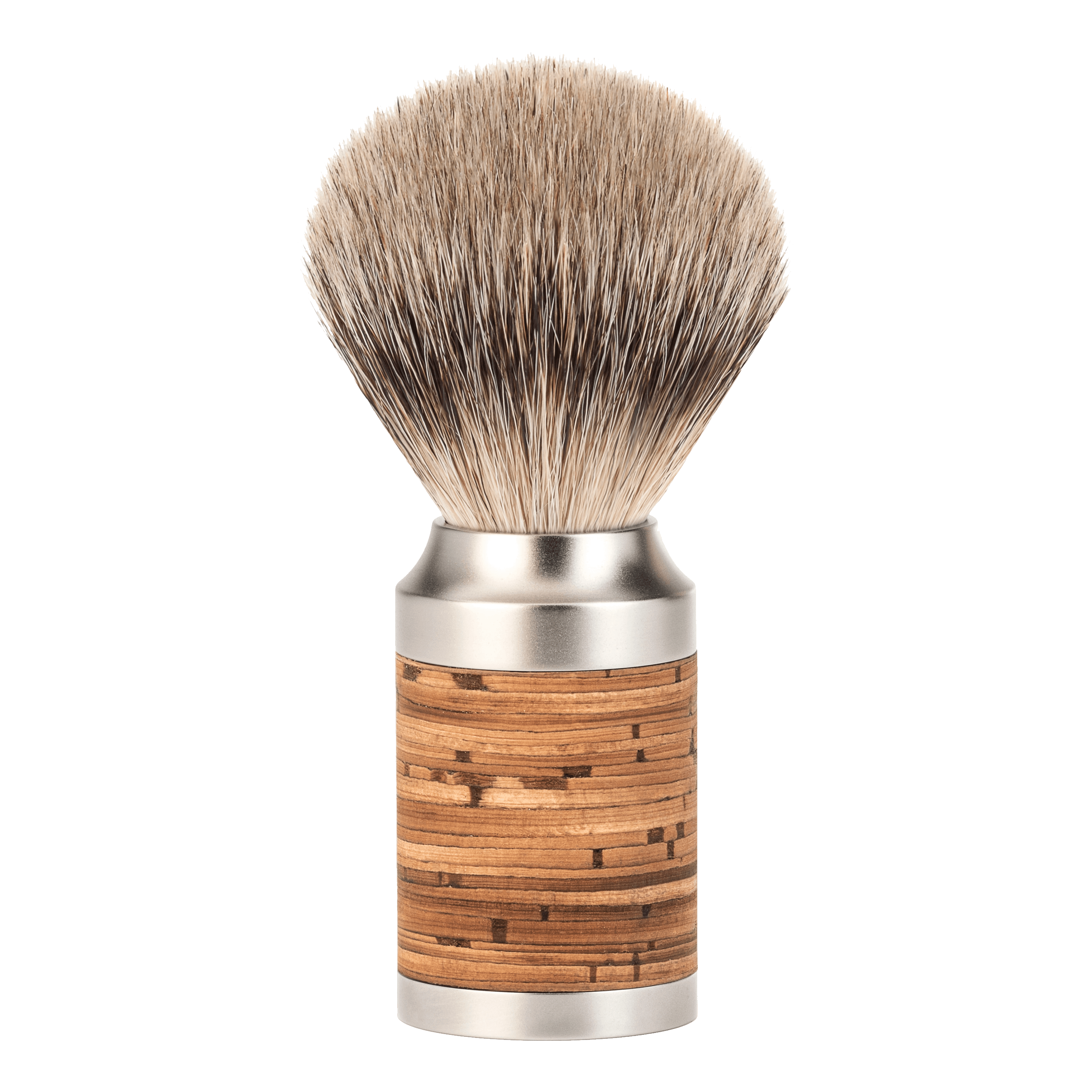 Mühle ROCCA Silvertip Badger barberkost i rustfritt stål