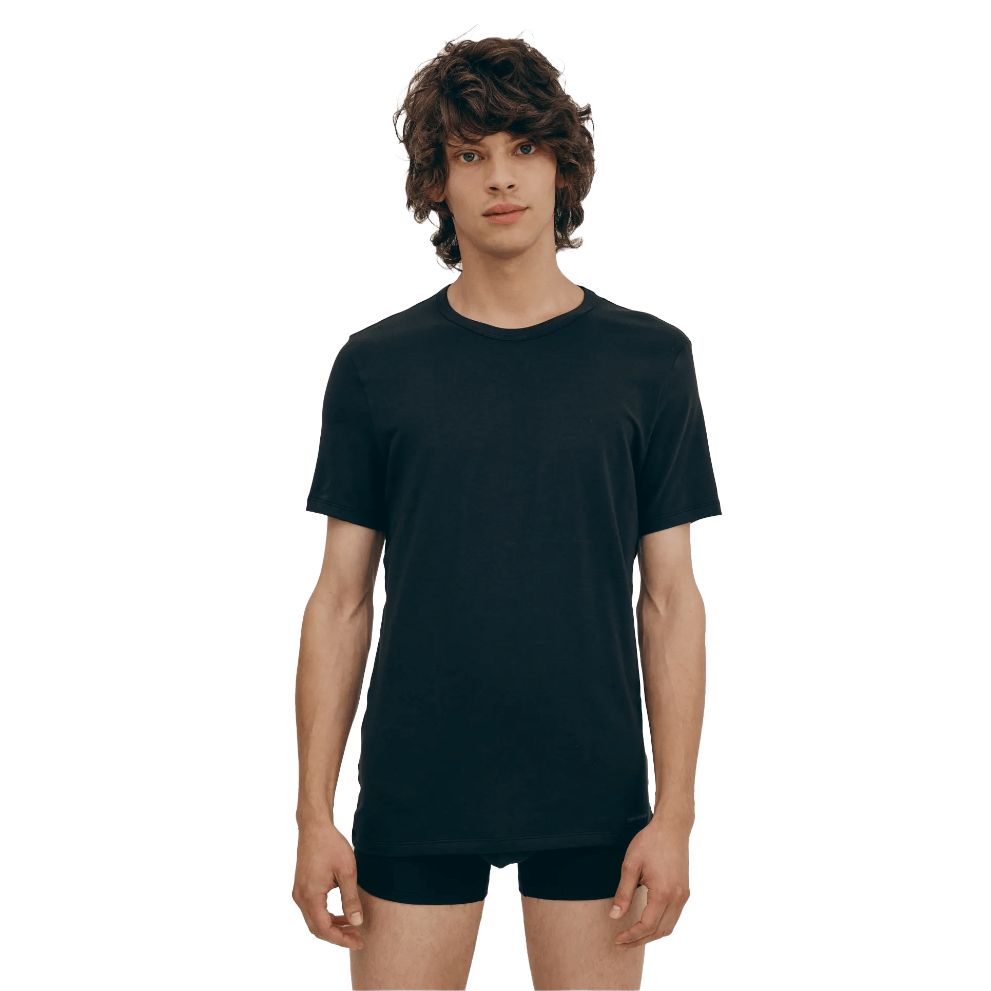 Organic Basics Cotton Stretch Slim t-skjorte 2-pakning