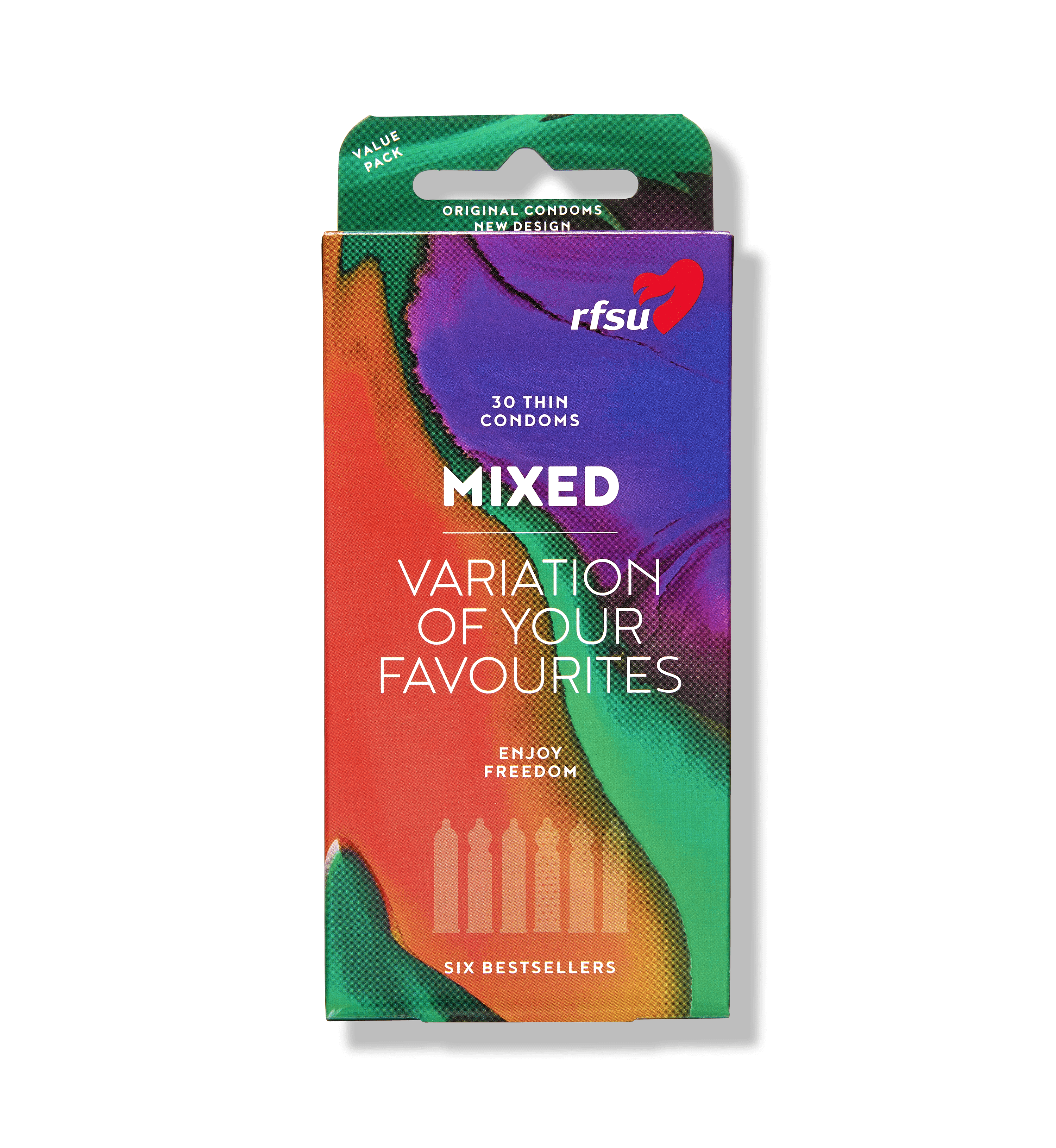 Bilde av Rfsu Kondomer Mix Pack 30-pakning