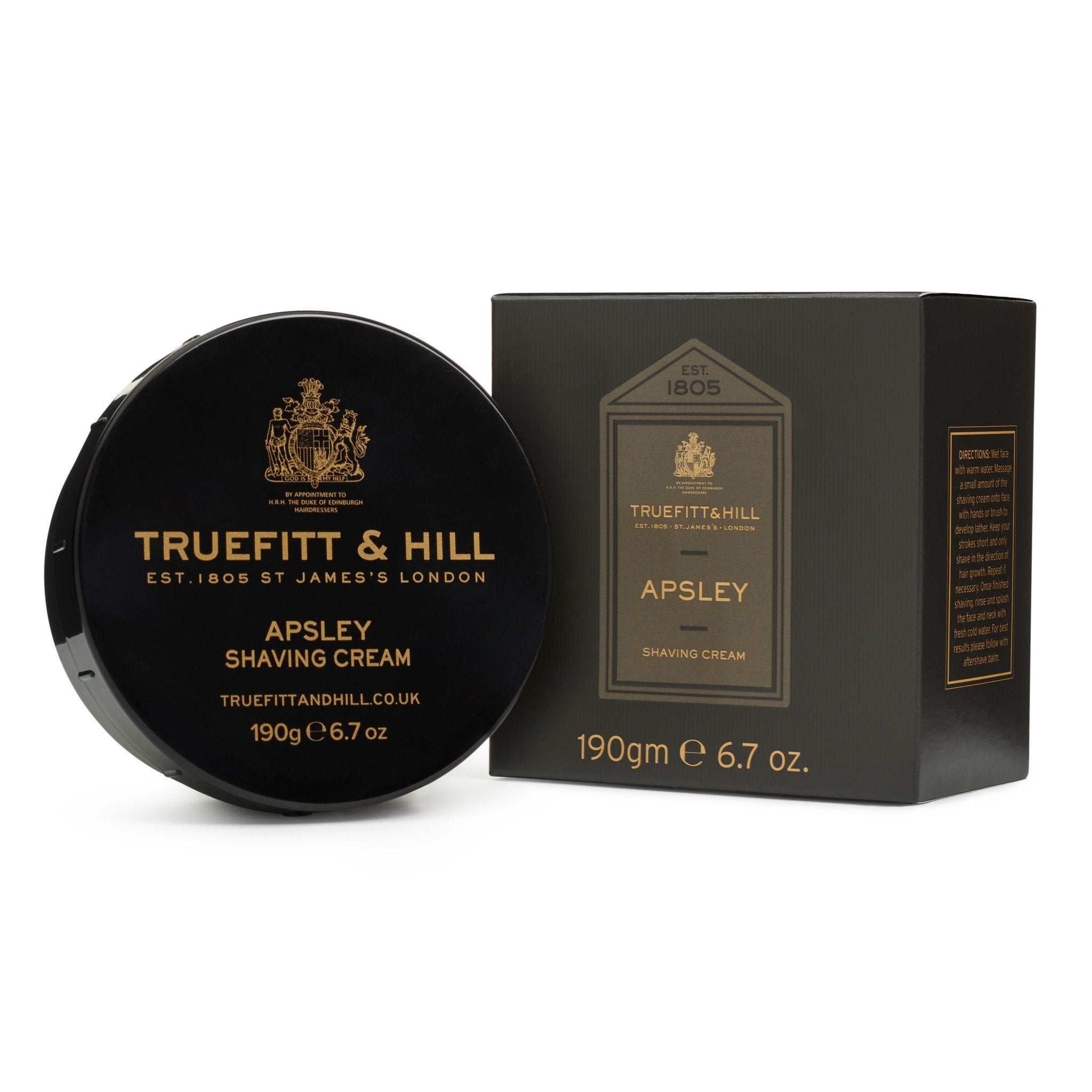 Truefitt & Hill barberkrem i skål - Apsley