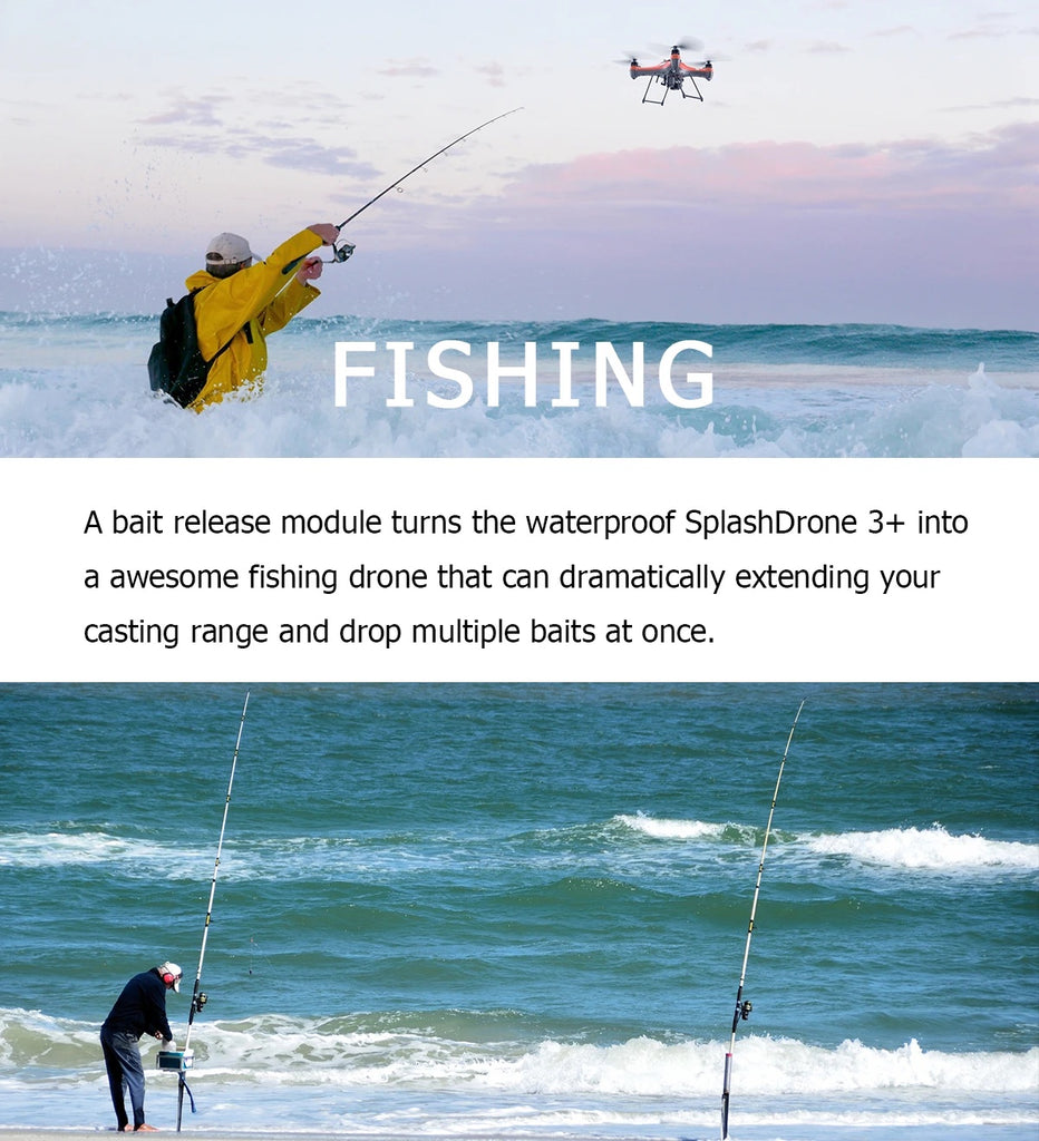 Swellpro 3+ Drone (Advanced Fishing Model) - PL3 2.7kCamera and Bait R –  Drone Addiction