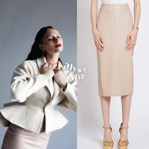 As If Magazine featuring the Parham Pencil Skirt in Shell | Stylist: Ariiana Pearl | Styling: Karen Schijman - June 2022
