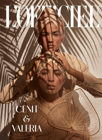 L’Officiel (Brazil) Cover featuring the Islington By-Product Leather in Shell | Photography - Alberto Gonzalez | Models: Valeria Reyess&Cenitch | Stylist - Davis Carrasquillo | Makeup - Raiza Montes | Hair - Adriano Cattide - October 2021