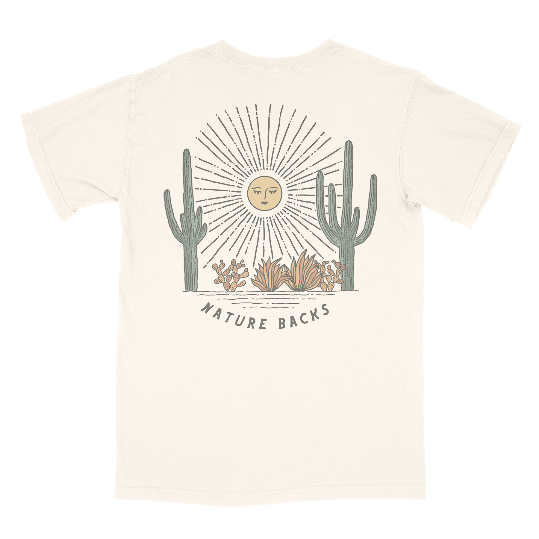 MNKR BRAND LOS ANGELES Saguaro Cactus Desert Midnight Black Shirt - Men's  MEDIUM