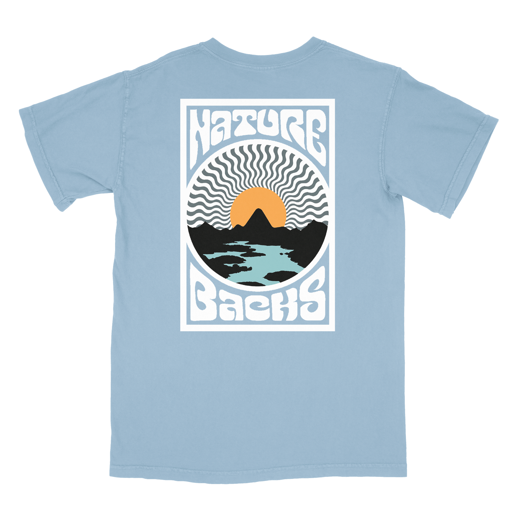 Happy Days Tee Blue Spruce Comfort Colors Aesthetic T-shirt 