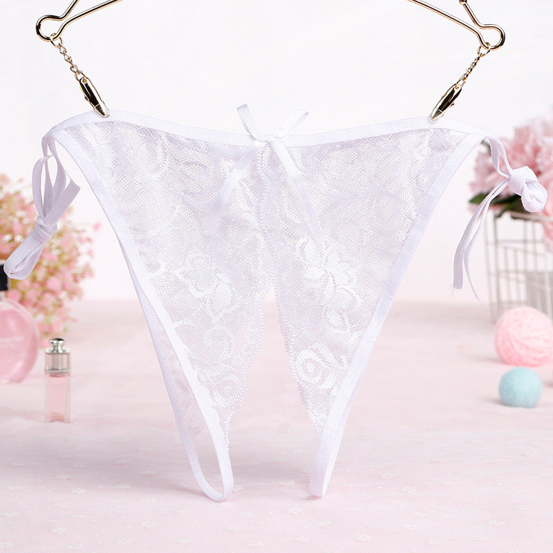 Crotchless Lace Side Tie Panty – THEONE APPAREL