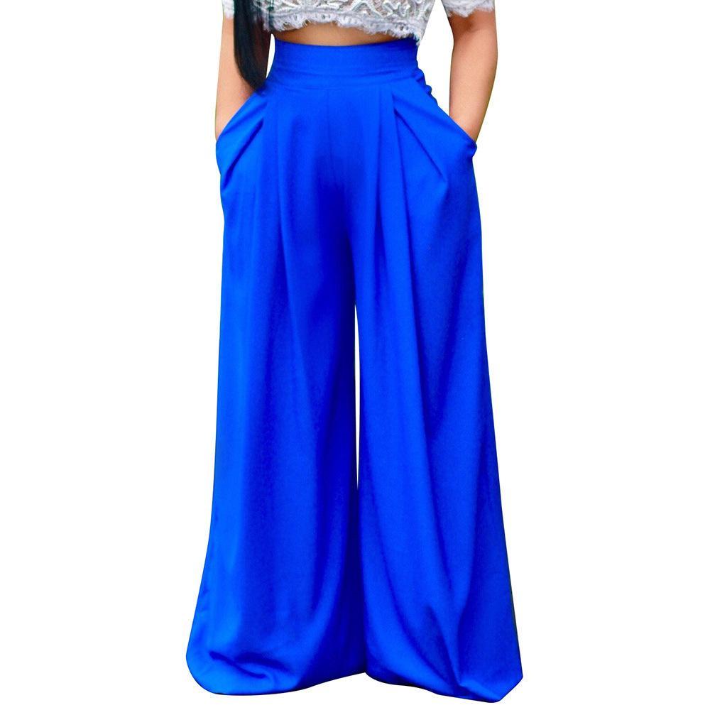 Wide Leg Pleat Front Palazzo Pants – THEONE APPAREL