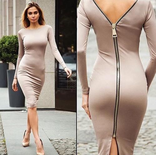 skin tight long dresses