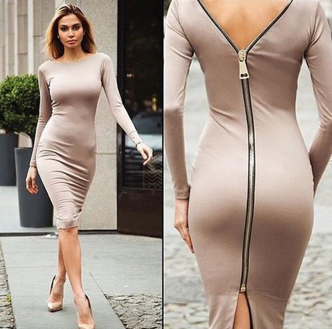 skin tight satin dress