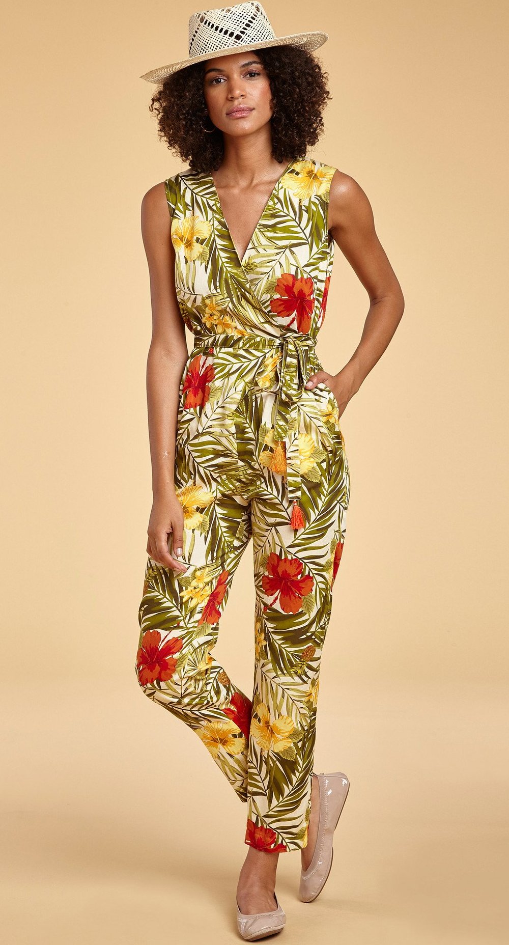 tropical jumpsuit