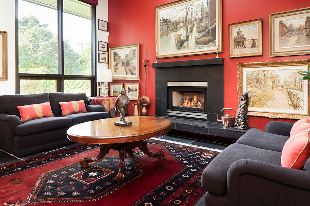 Red Living Room - White Hart Homes