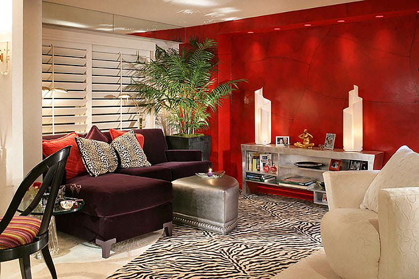 Red Living Room - Karla Trincanello 