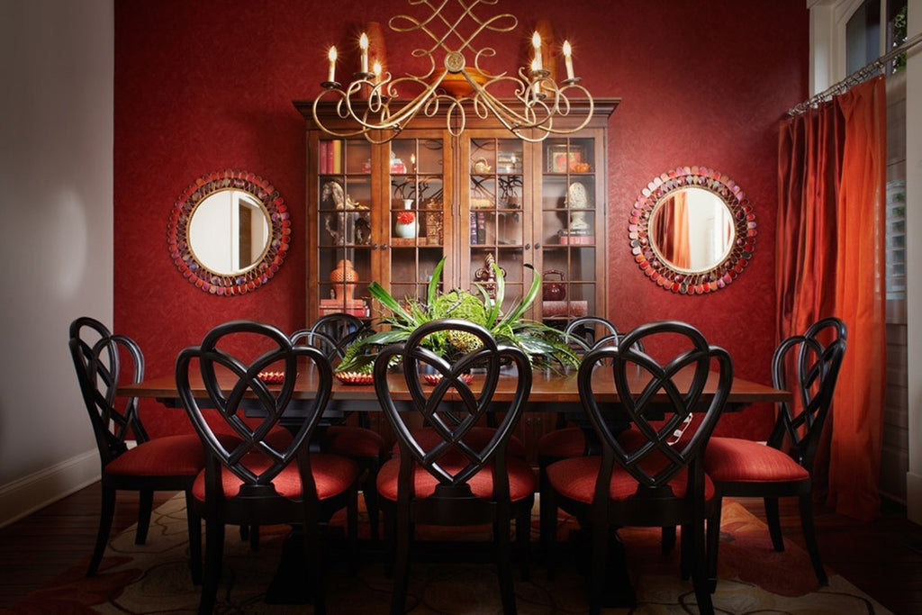 Red Dining Room - Kenn Gray Home